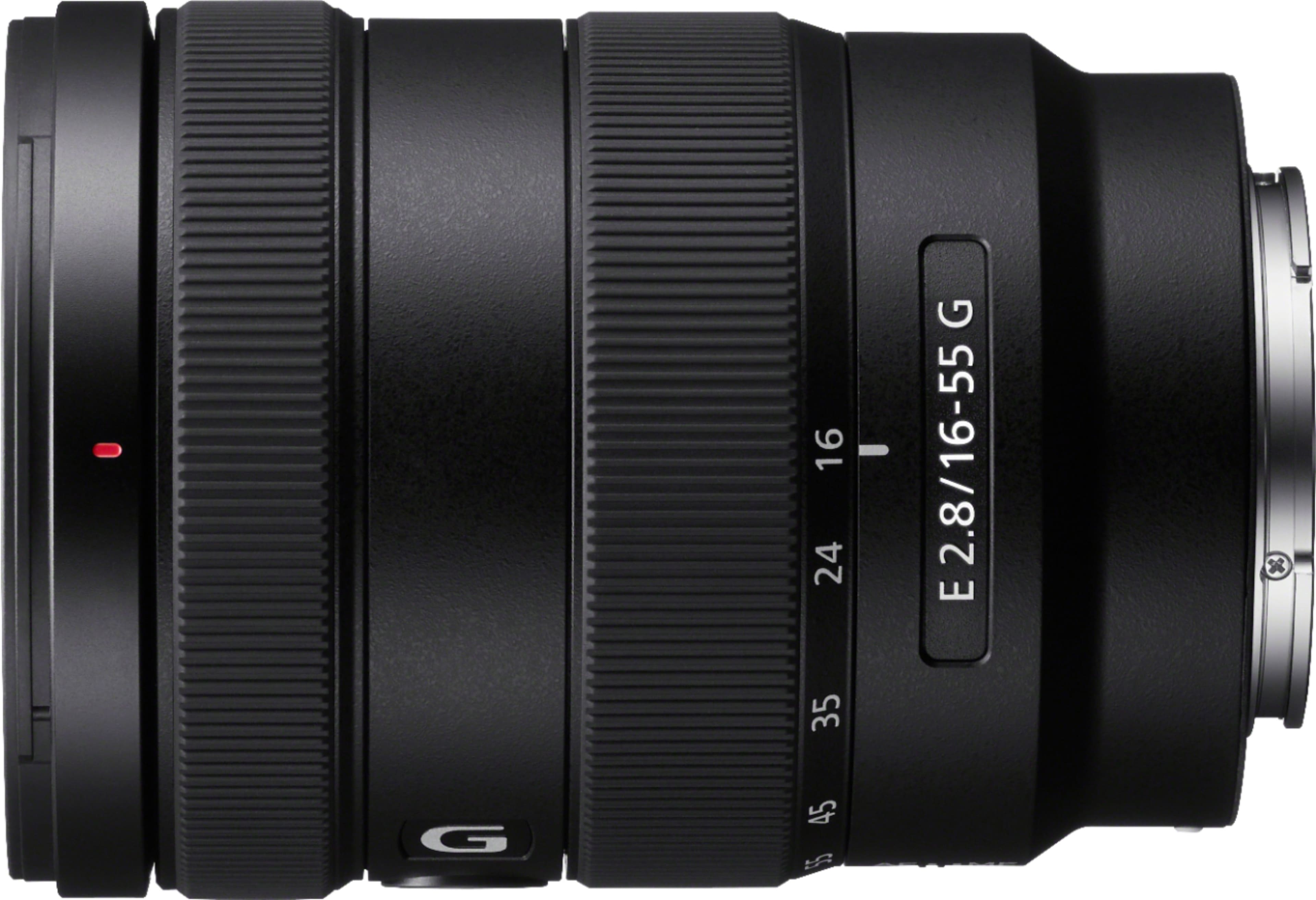 Alt View 12. Sony - E 16-55mm F2.8 G Standard Zoom Lens for E-mount Cameras - Black.