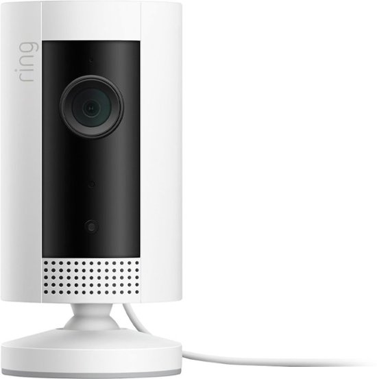 Front Zoom. Ring - Indoor 1080p Wi-Fi Security Camera - White.
