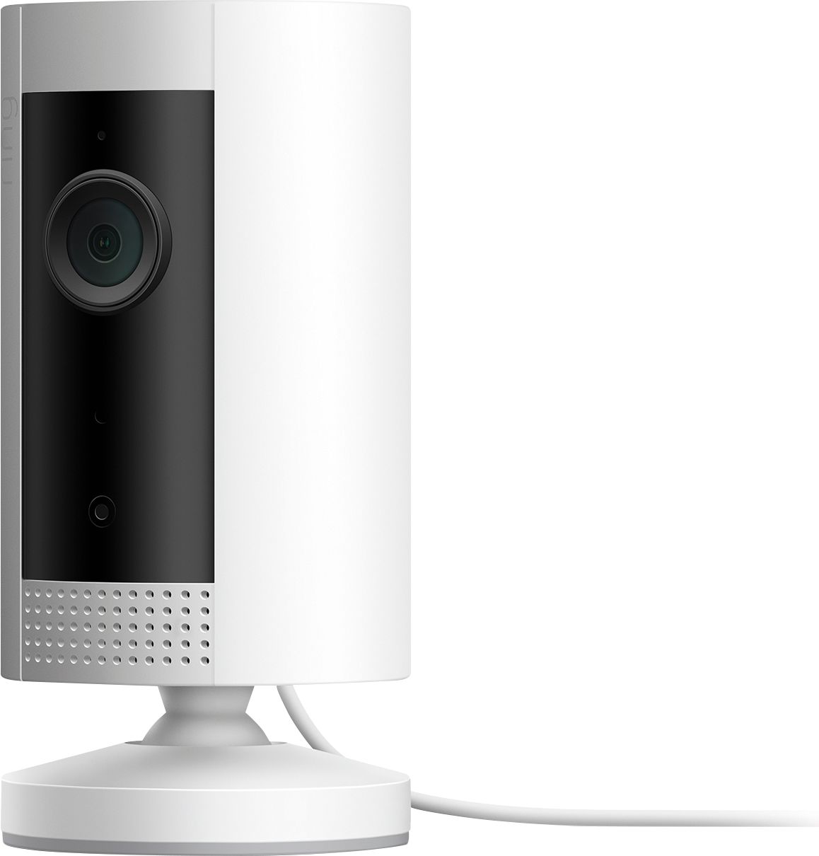 Left View: Ring - Indoor 1080p Security Camera (1st Gen) - White