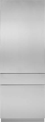 Front. Monogram - Right-Hinge Door Panel for Monogram ZKSSN804 Refrigerator - Stainless Steel Solid.