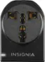 Alt View 11. Insignia™ - Grounded travel adapter with 2 USB Ports - Black.