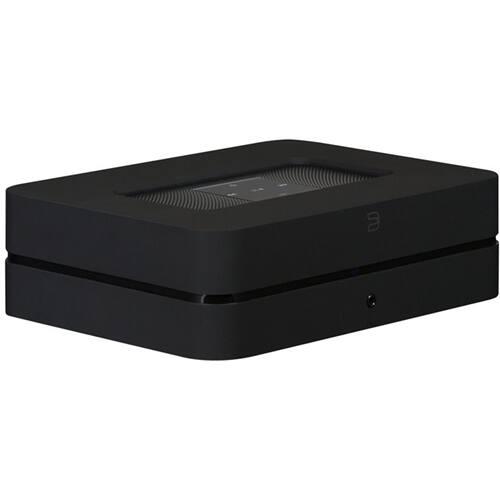 Left View: Bluesound - Powernode 2i V2 Streaming Amplifier w HDMI - Black