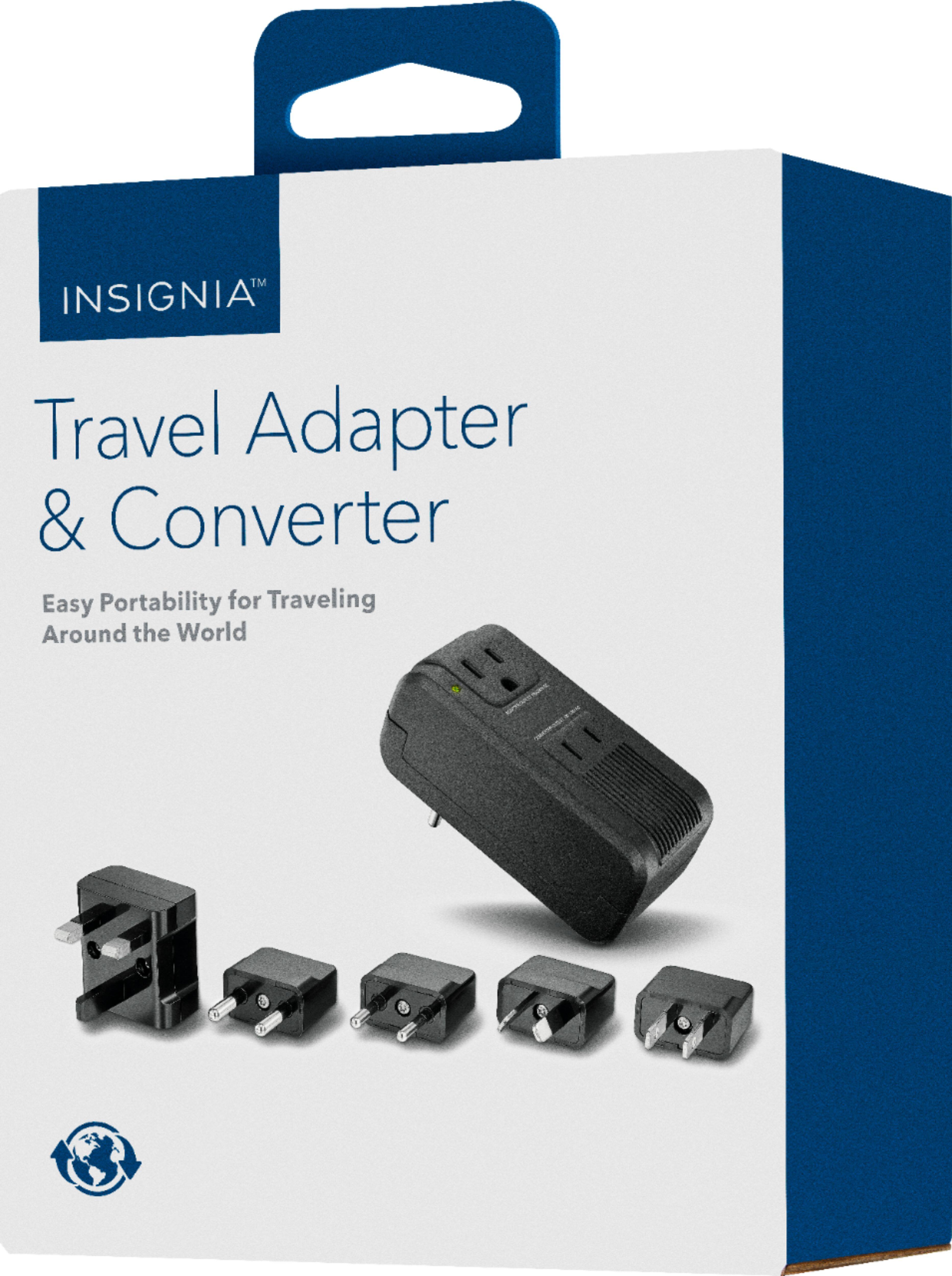 Alt View 15. Insignia™ - Travel Adapter and Converter - Black.