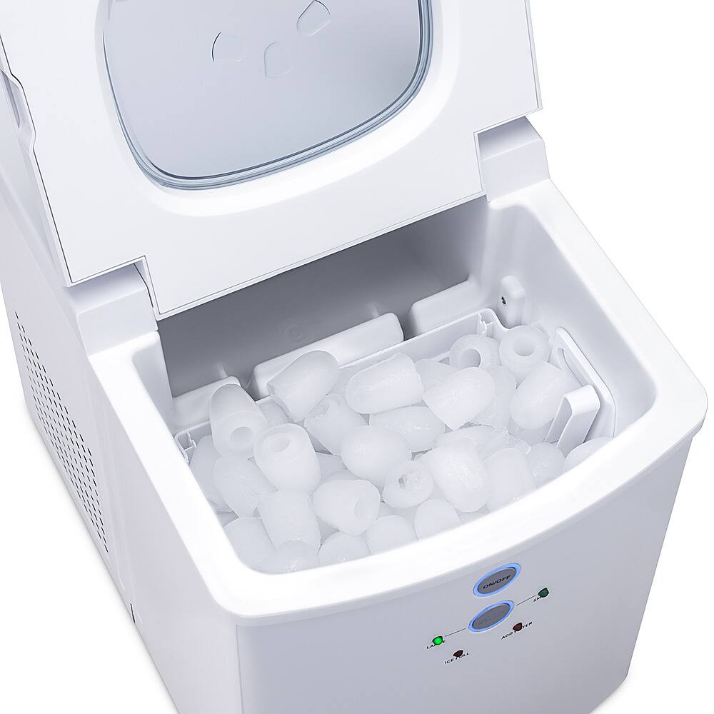 Best Buy NewAir 33lb Portable Ice Maker White White Stainless Steel
