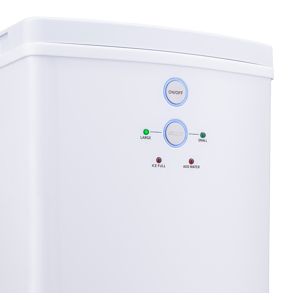 Best Buy: NewAir 33-lb Portable Ice Maker White White Stainless Steel ...