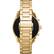 Back. Michael Kors - Gen 5 Bradshaw Smartwatch 44mm Stainless Steel - Gold with Gold Band.