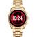 Alt View 12. Michael Kors - Gen 5 Bradshaw Smartwatch 44mm Stainless Steel - Gold with Gold Band.