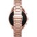 Back. Michael Kors - Gen 5 Bradshaw Smartwatch 44mm Stainless Steel - Rose Gold with Rose Gold Pave Band.