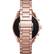 Back. Michael Kors - Gen 5 Bradshaw Smartwatch 44mm Stainless Steel - Rose Gold with Rose Gold Pave Band.