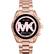 Alt View 12. Michael Kors - Gen 5 Bradshaw Smartwatch 44mm Stainless Steel - Rose Gold with Rose Gold Pave Band.