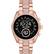 Front. Michael Kors - Gen 5 Bradshaw Smartwatch 44mm Stainless Steel - Rose Gold with Rose Gold Band.