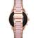Back. Michael Kors - Gen 5 Bradshaw Smartwatch 44mm - Rose Gold with Rose Gold/Pink Band.