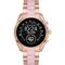Michael Kors - Gen 5 Bradshaw Smartwatch 44mm - Rose Gold with Rose Gold/Pink Band-Front_Standard