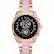 Front. Michael Kors - Gen 5 Bradshaw Smartwatch 44mm - Rose Gold with Rose Gold/Pink Band.
