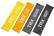 Front. TRX - Mini Exercise Bands - Yellow/Orange/Grey/Black.