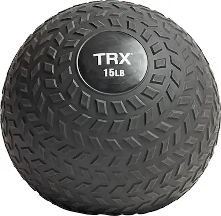 Front. TRX - 15-lb. Slam Ball - Black.