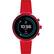 Front. Fossil - Sport Smartwatch 41mm Aluminum - Red with Red Silicone Band.