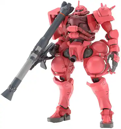 Front. Bandai - Bandai Hobby - Mobile Suit Gundam GQuuuuuuX - HG 1/144 - 11 Char Zaku (GQ) Model Kit - COLLECTIBLES - Multicolor.