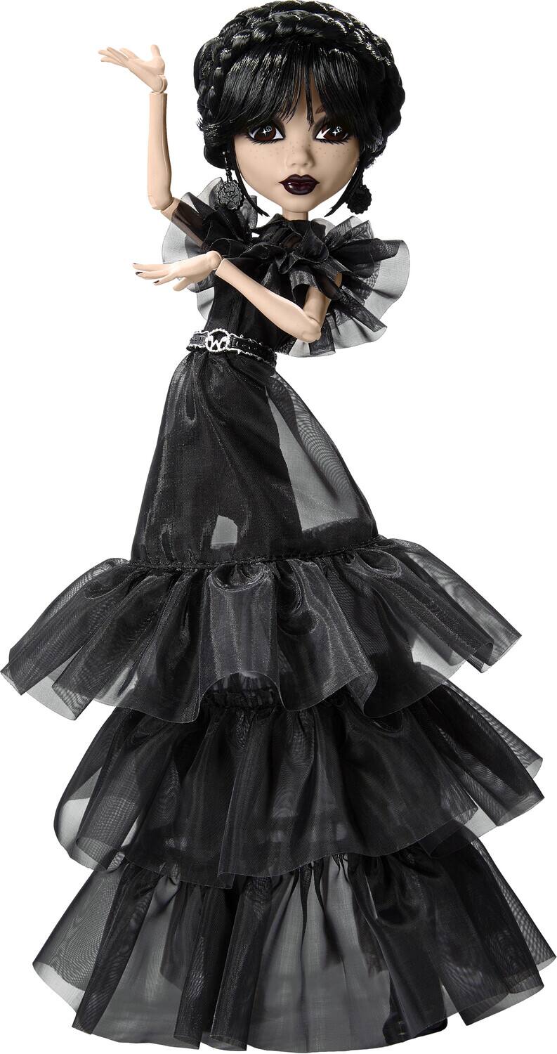 Alt View 1. Mattel - Mattel Collectible - Monster High X Wednesday - Raven Dress Wednesday Doll   - COLLECTIBLES - Multicolor.