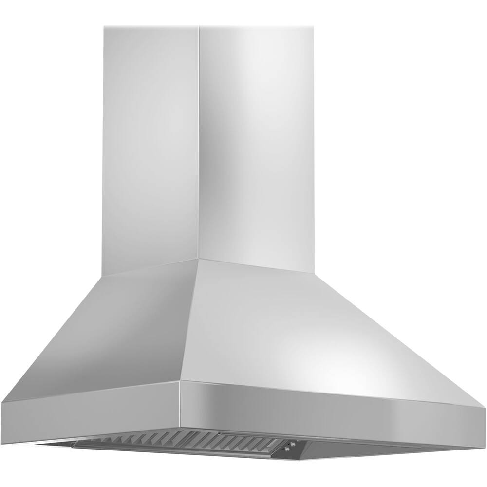 Left View: ZLINE - Professional 48" Externally Vented Range Hood - Stainless steel