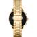Back. Michael Kors - Access Lexington 2 Smartwatch 44mm Stainless Steel - Gold with Gold Band.