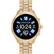Front. Michael Kors - Access Lexington 2 Smartwatch 44mm Stainless Steel - Gold with Gold Band.