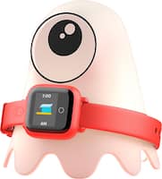 JOY - Octopus Watch v2 Motion Edition Activity Tracker - Strawberry Red With Silicone Band - Front_Zoom