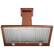 Alt View 13. ZLINE - Designer Copper 48" Externally Vented Range Hood - Baked Copper.
