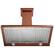 Alt View 13. ZLINE - Designer Copper 42" Externally Vented Range Hood - Baked Copper.