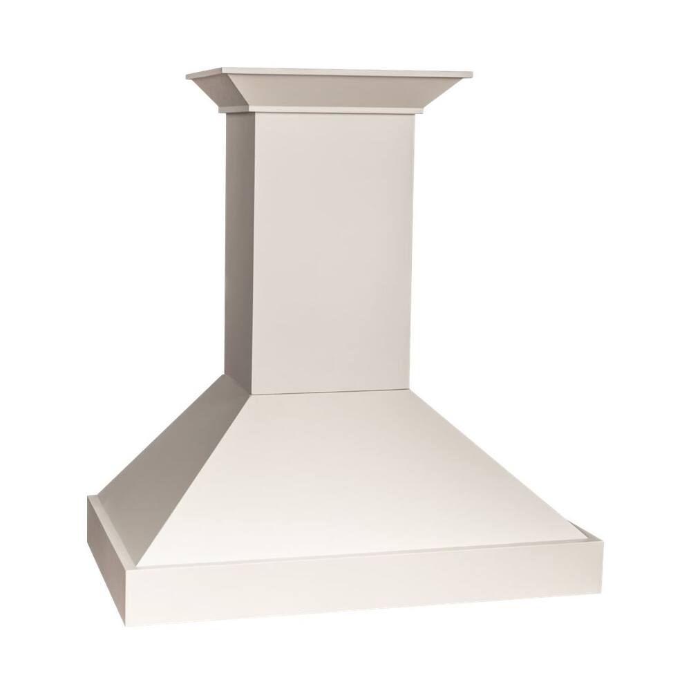 Left View: ZLINE - Professional 36" Externally Vented Range Hood - Hand Hammered Copper