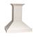 Left. ZLINE - Designer Wood 36" Externally Vented Range Hood - White.