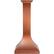 Angle. ZLINE - Designer 30" Externally Vented Range Hood - Copper.