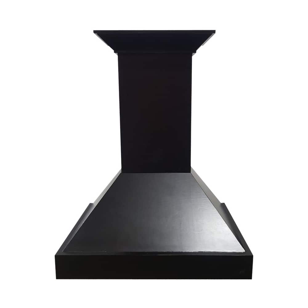 ZLINE - 30 inches - Externally Vented - Wall Range Hood - Black Painted - Front_Zoom