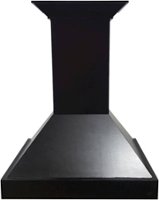 ZLINE - Designer Wood 36" Externally Vented Range Hood - Black Painted - Front_Zoom