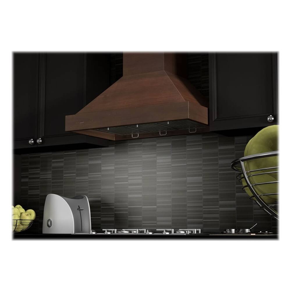 Alt View 14. ZLINE - Designer Wood 30" Externally Vented Range Hood - Walnut/Antigua.