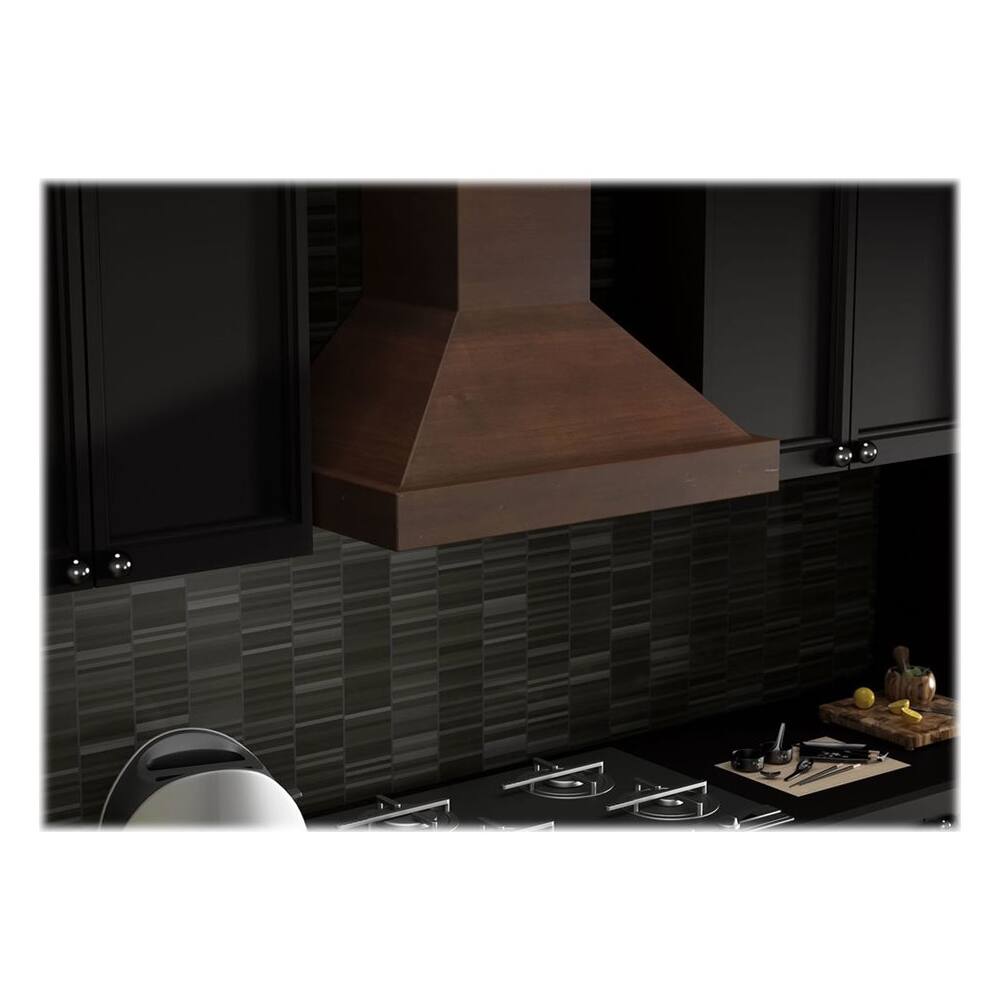 Alt View 15. ZLINE - Designer Wood 30" Externally Vented Range Hood - Walnut/Antigua.