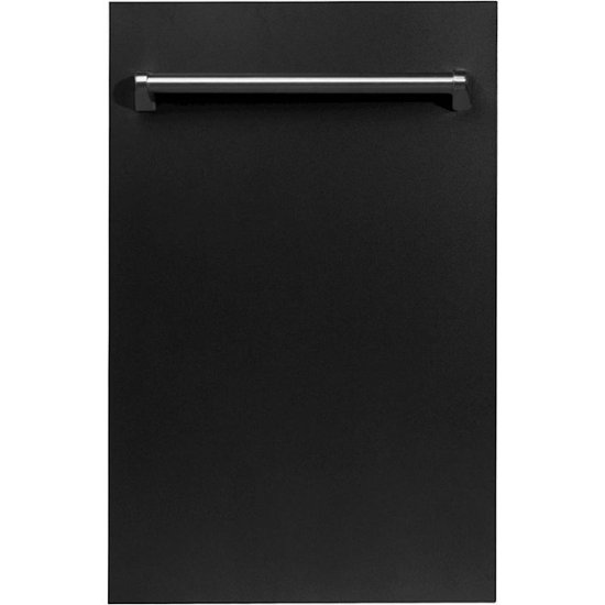 ZLINE – 18″ Compact Top Control Built-In Dishwasher with Stainless Steel Tub, 40 dBa – Black Matte