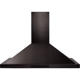 ZLINE - 48 inches - Externally Vented - Wall Range Hood - Black Stainless Steel