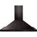 Front. ZLINE - 48" Externally Vented Range Hood - Black stainless steel.
