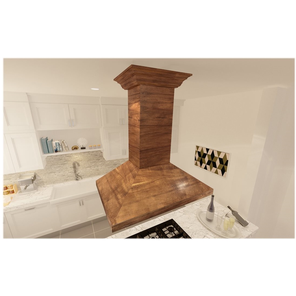 KBRR30 by Zline Kitchen and Bath - ZLINE Convertible Vent Wooden