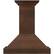 Front. ZLINE - Designer Wood 48" Externally Vented Range Hood - Walnut/Antigua.
