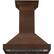 Alt View 11. ZLINE - Designer Wood 48" Externally Vented Range Hood - Walnut/Antigua.