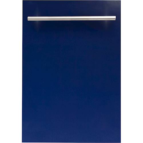 ZLINE - 18" Compact Top Control Built-In Dishwasher with Stainless Steel Tub, 40 dBa - Blue Gloss