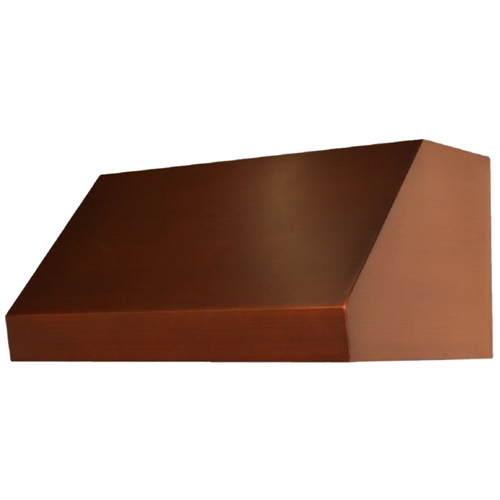 ZLINE - Designer Copper 48" Externally Vented Range Hood - Baked Copper
