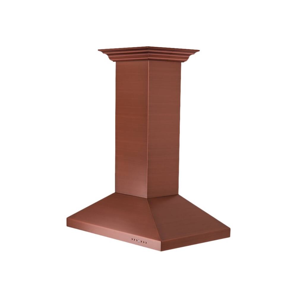 Alt View 12. ZLINE - Designer Copper 36" Externally Vented Range Hood - Stainless Steel.