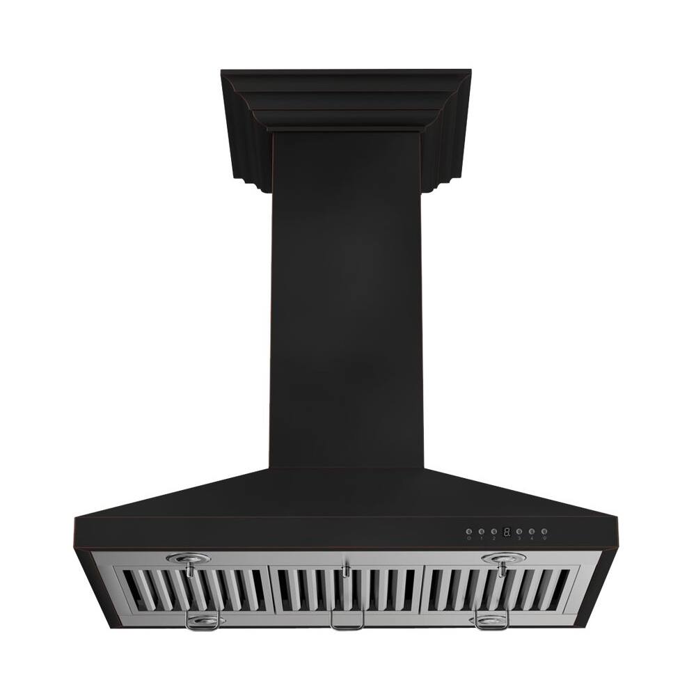 Alt View 11. ZLINE - Designer Copper 36" Externally Vented Range Hood - Stainless Steel.