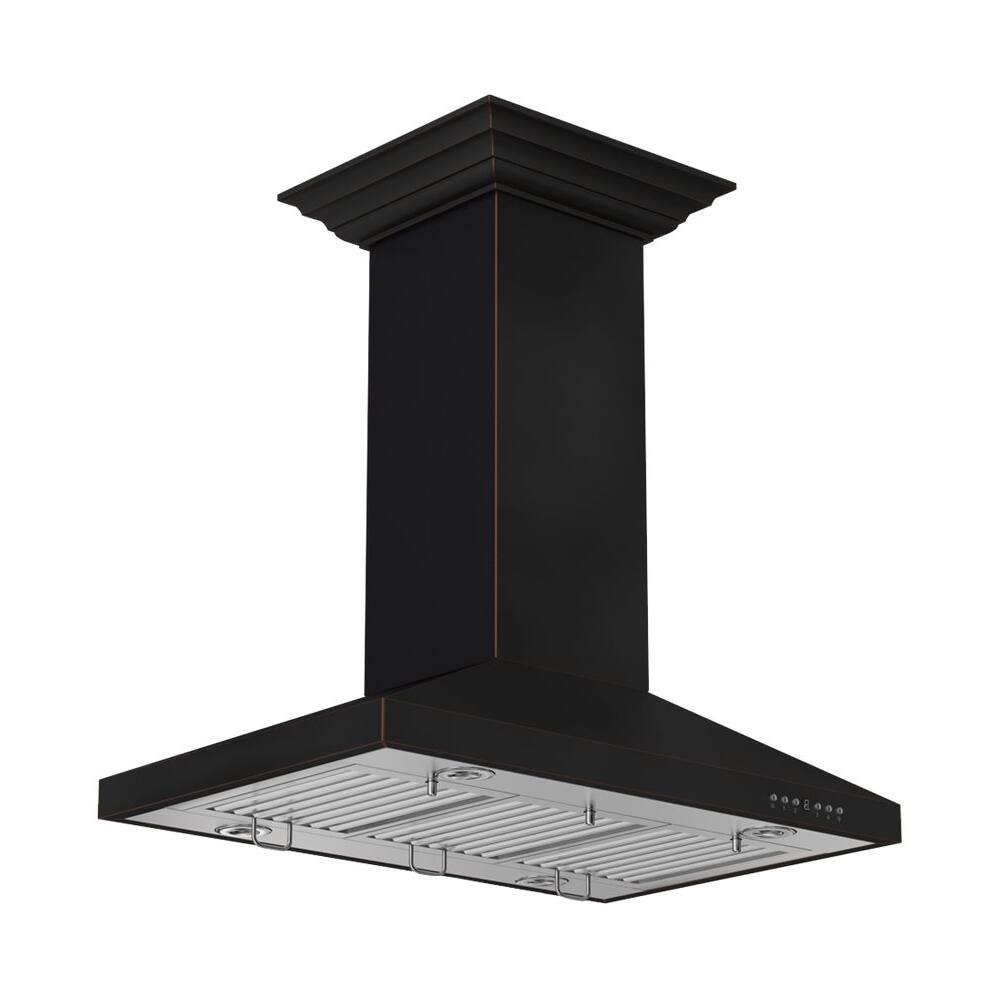 Alt View 12. ZLINE - Designer Copper 36" Externally Vented Range Hood - Stainless Steel.