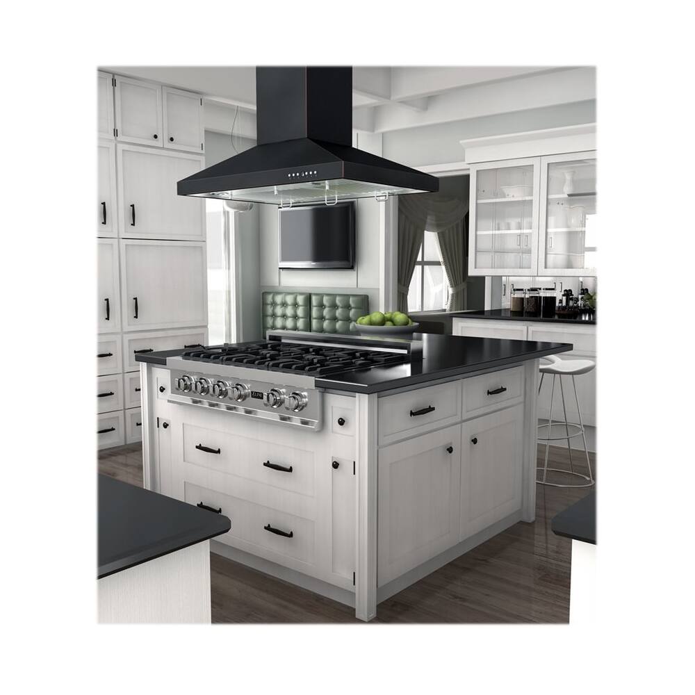 Alt View 14. ZLINE - Designer Copper 36" Externally Vented Range Hood - Stainless Steel.