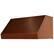 Front. ZLINE - Designer Copper 36" Externally Vented Range Hood - Baked Copper.