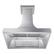 Alt View 15. ZLINE - 48" Designer Series Fingerprint Resistant Stainless Steel Ducted Wall Range Hood (8632S-48) - Snow Stainless.